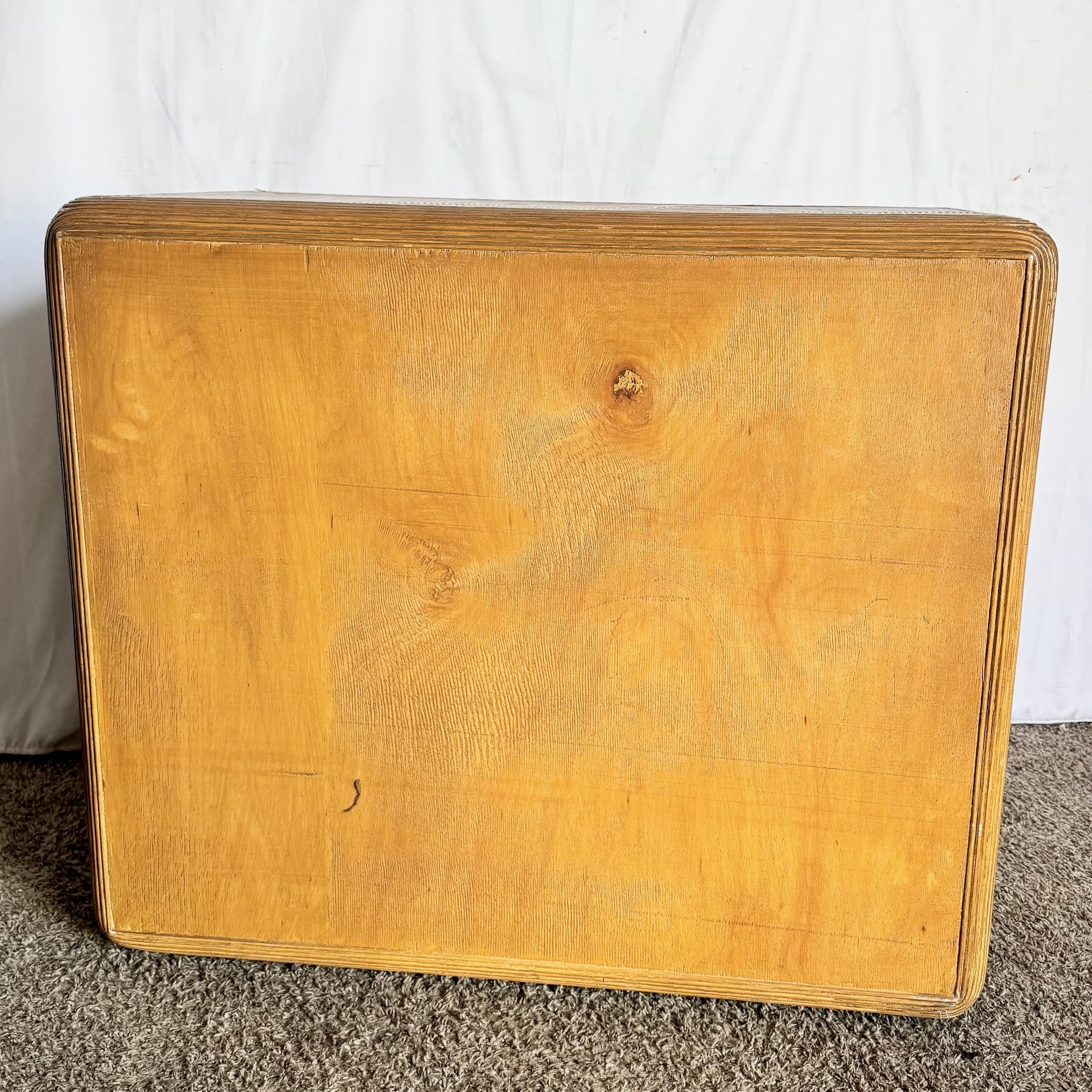 Boho Chic Swirl Pencil Reed Sideboard/Cabinet