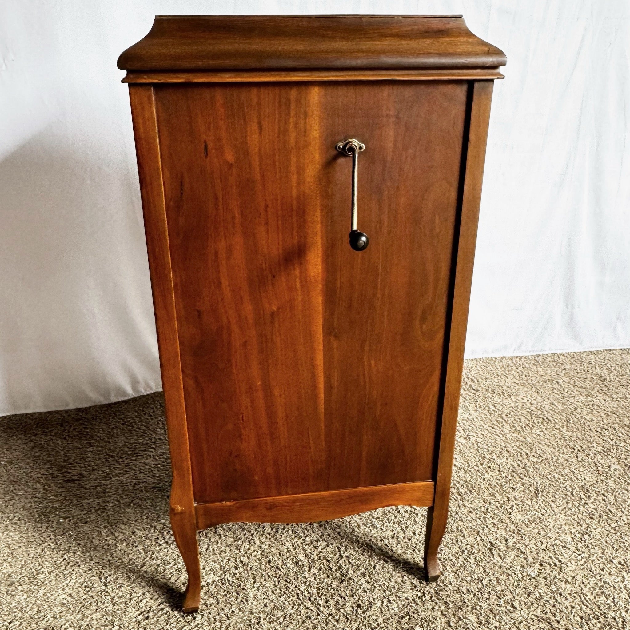 Antique Columbia Grafonola Phonograph Turn Table - Dolphin & Flamingo