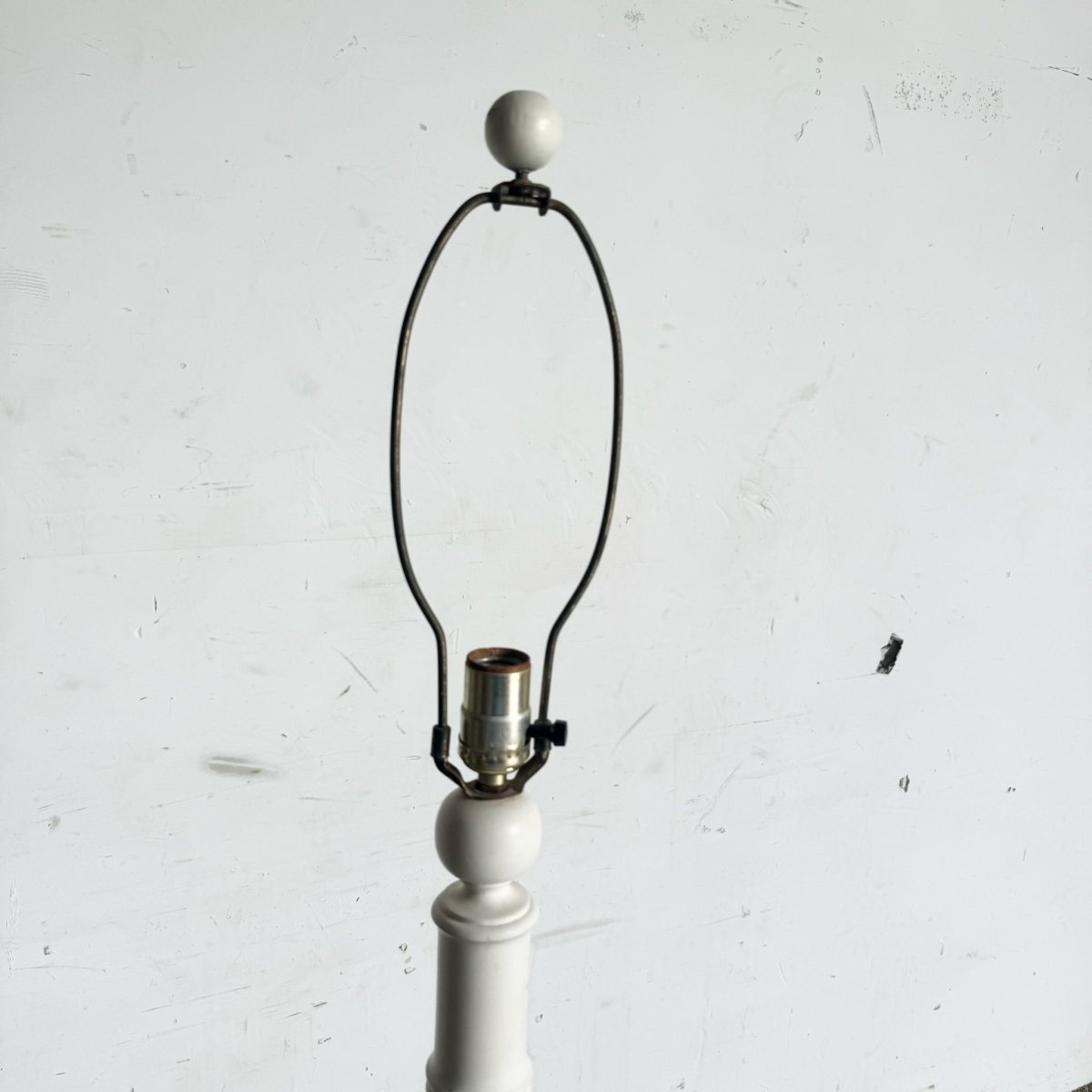 Boho Chic Elephant Ceramic Faux Bamboo Glass Floor Lamp/Side Table - Dolphin & Flamingo