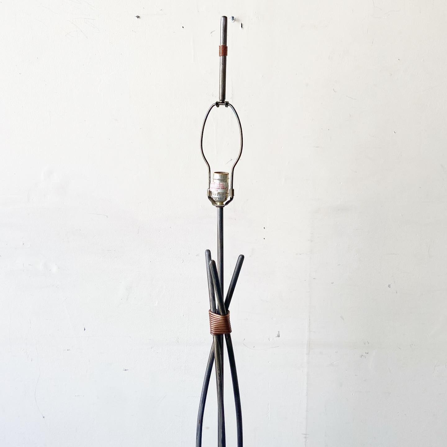 Robert Sonneman for George Kovacs Cast Iron Floor Lamp