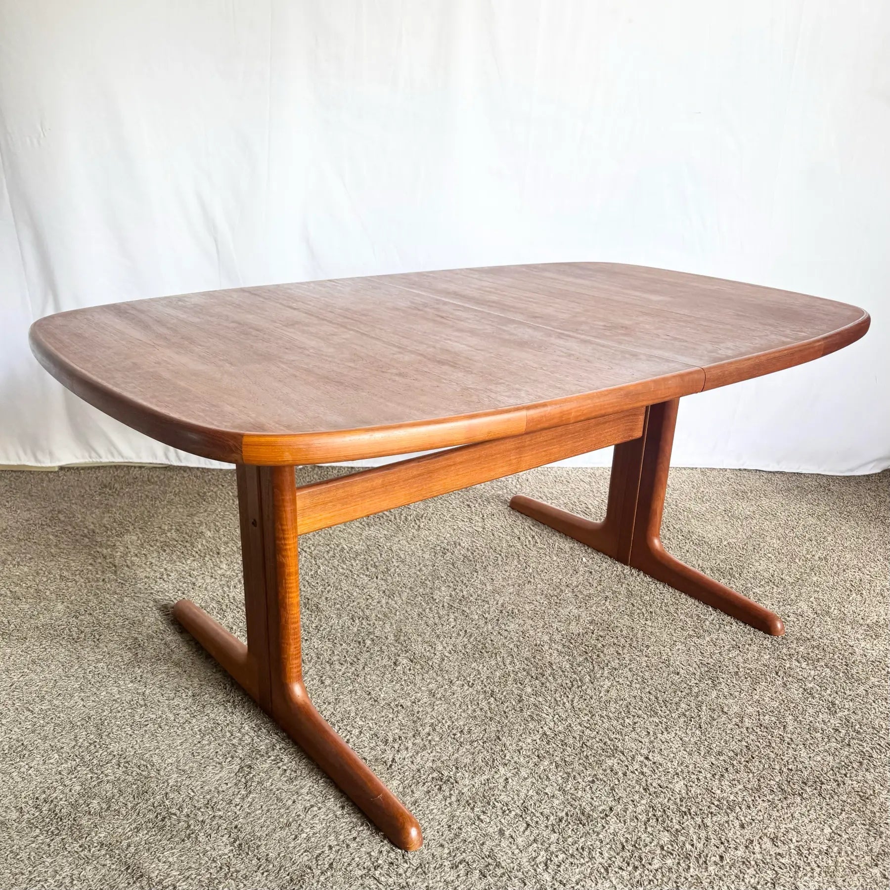 Danish Modern Teak Dining Table by Skovby - Dolphin & Flamingo