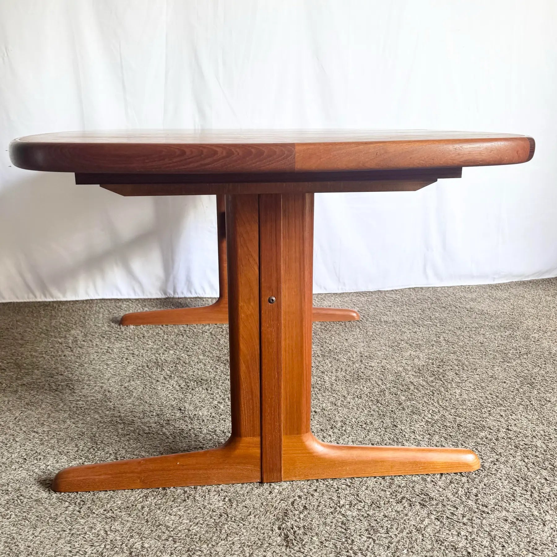 Danish Modern Teak Dining Table by Skovby - Dolphin & Flamingo