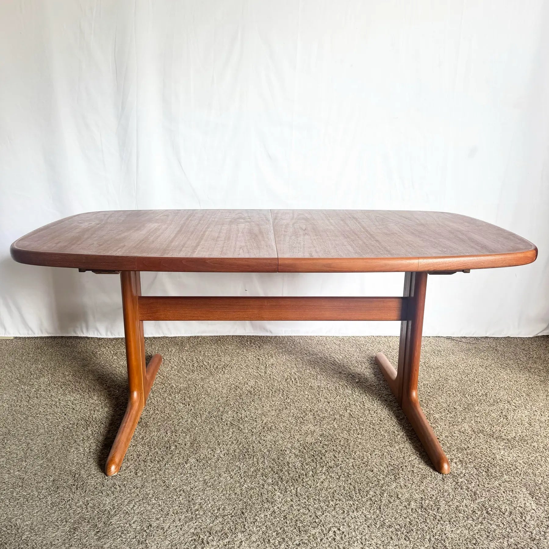 Danish Modern Teak Dining Table by Skovby - Dolphin & Flamingo