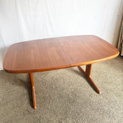 Danish Modern Teak Dining Table by Skovby - Dolphin & Flamingo