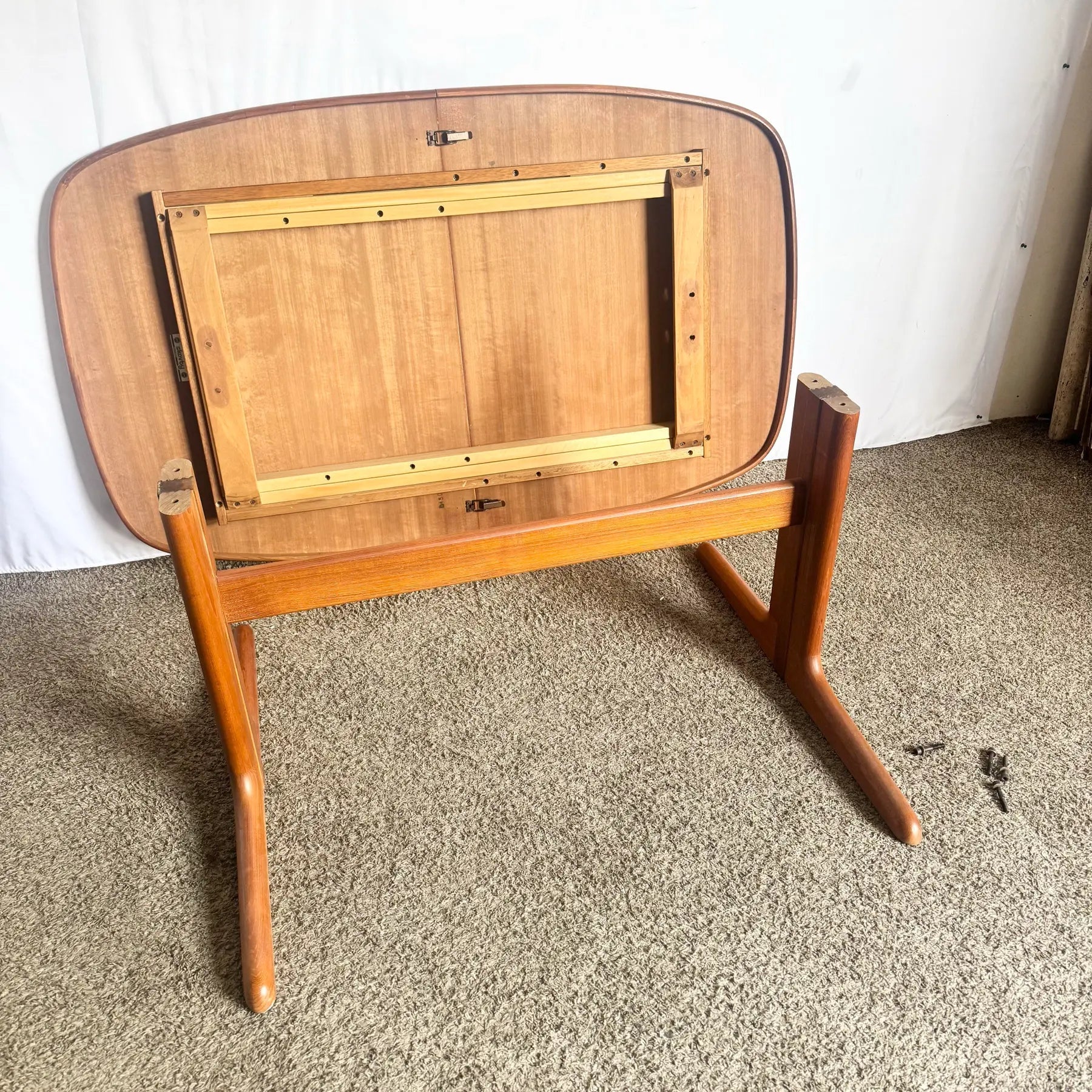 Danish Modern Teak Dining Table by Skovby - Dolphin & Flamingo