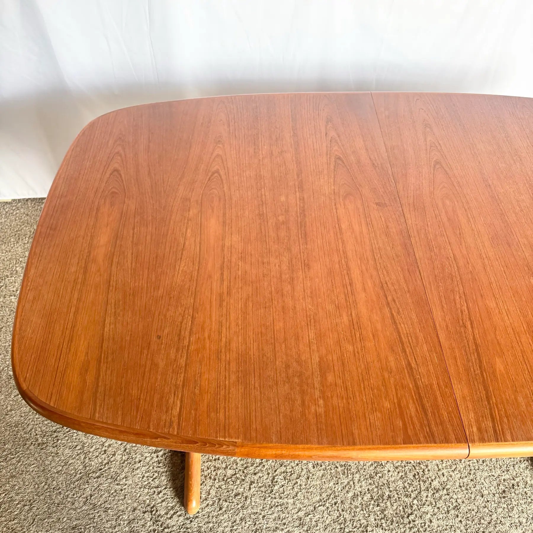 Danish Modern Teak Dining Table by Skovby - Dolphin & Flamingo