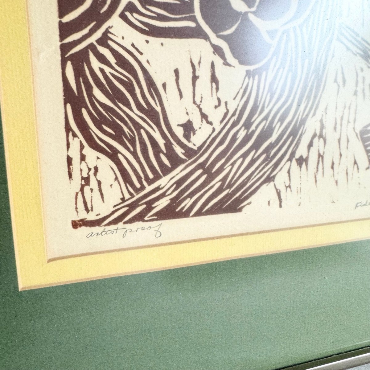 Framed and Signers Print “Fiddler” by Heisman - Dolphin & Flamingo