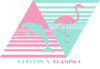 Dolphin & Flamingo