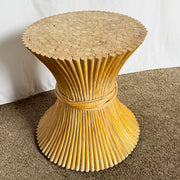 McGuire Style Sheaf of Wheat Dining Table Base - Dolphin & Flamingo