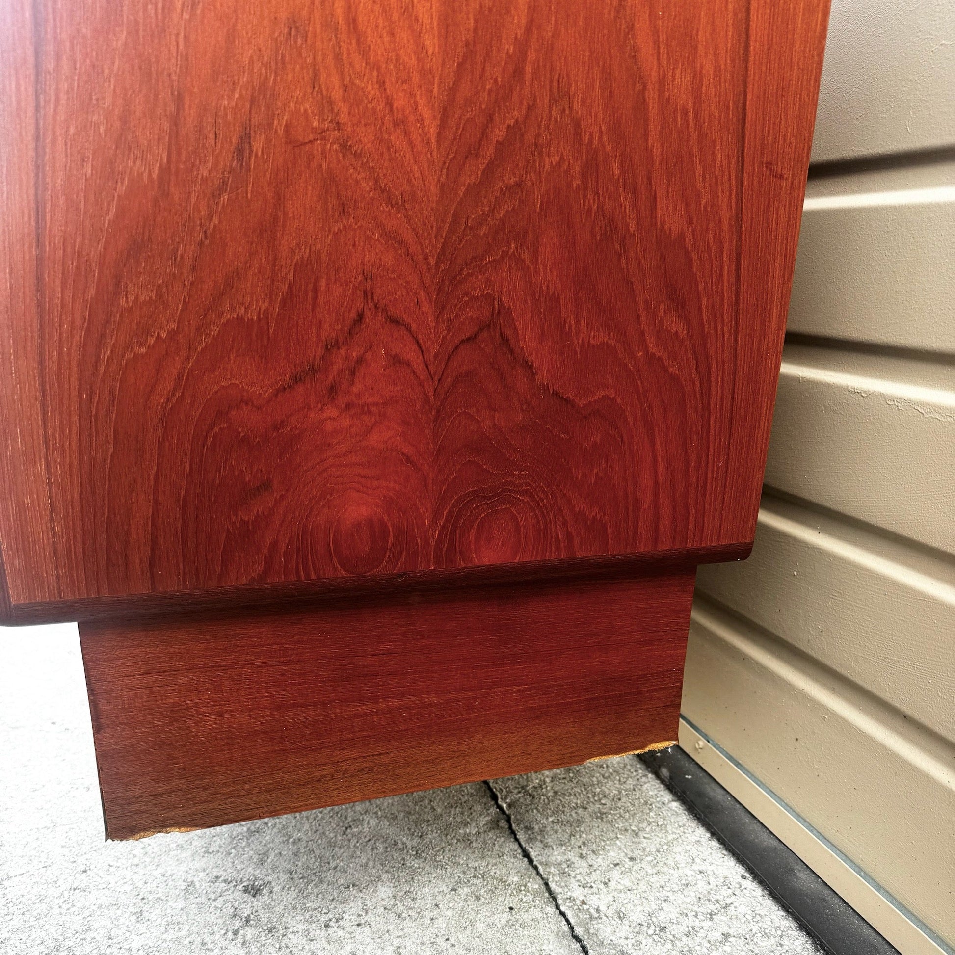Mid Century Modern Teak Credenza - Dolphin & Flamingo