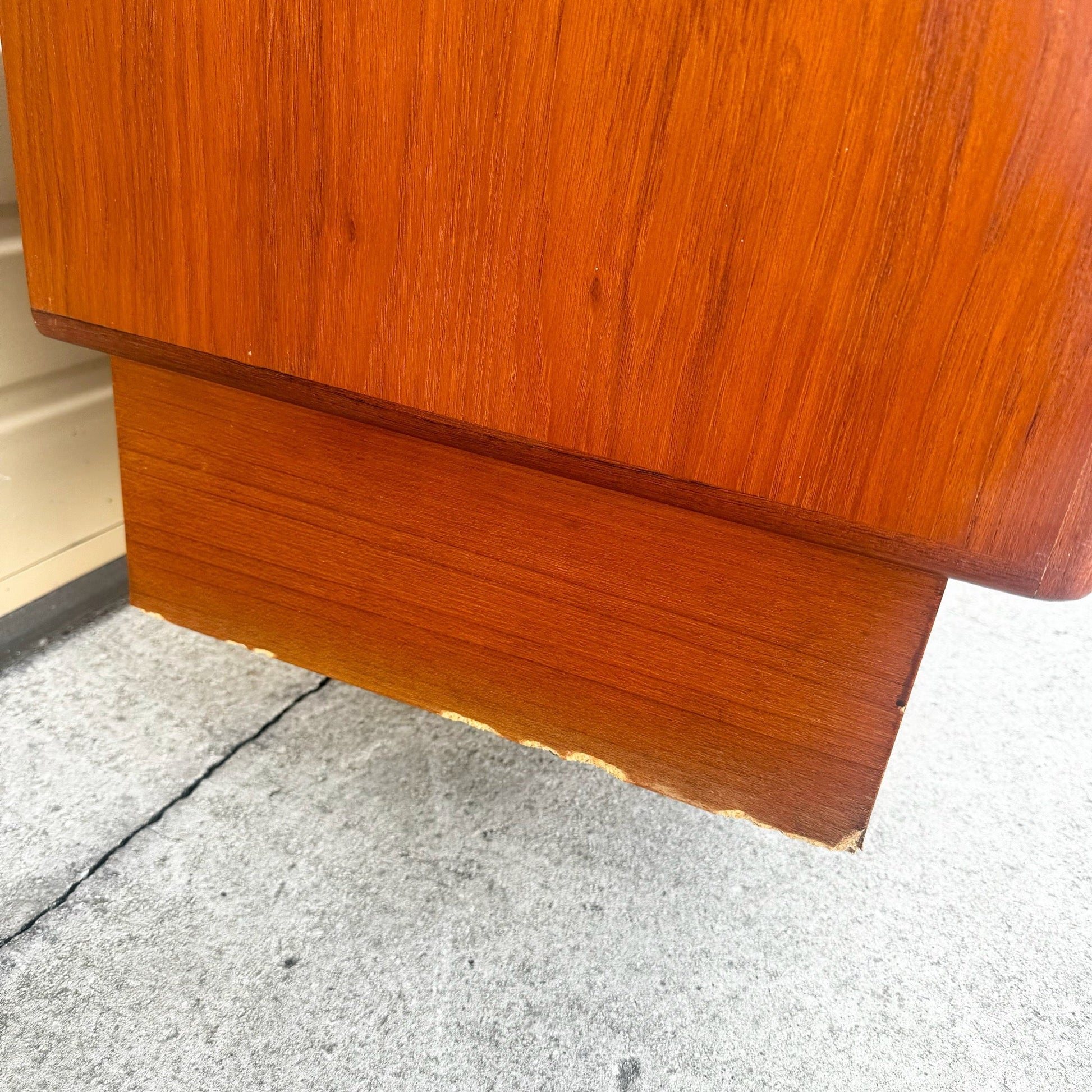Mid Century Modern Teak Credenza - Dolphin & Flamingo