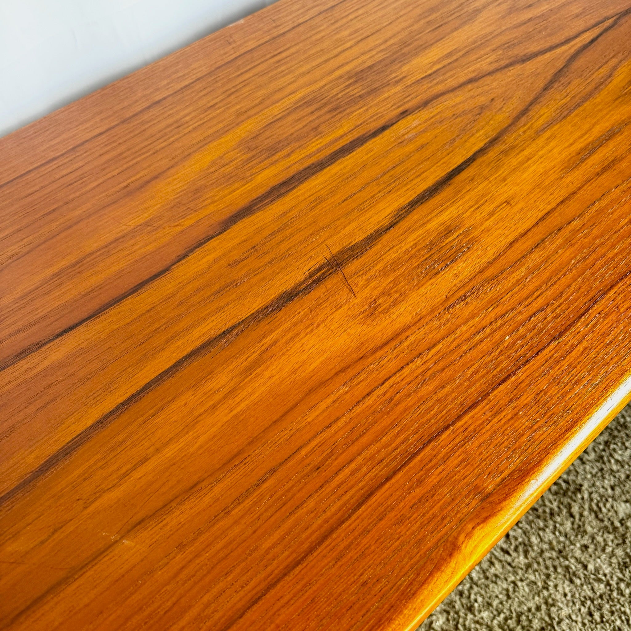 Mid Century Modern Teak Credenza - Dolphin & Flamingo