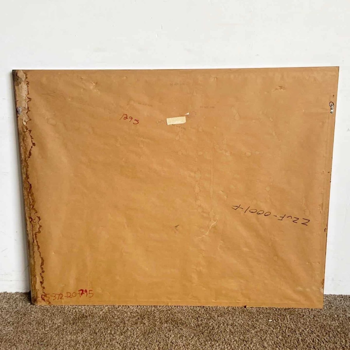 Postmodern Abstract Framed and Signed Artwork by B. Fenton 1986 - Dolphin & Flamingo