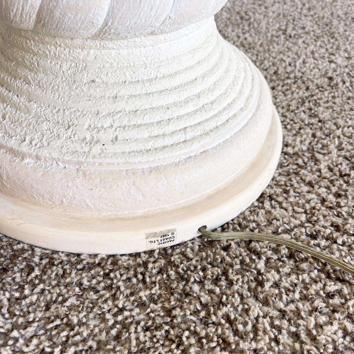 Postmodern Ceramic Vase With Handles Floor Lamp by Pacific Coast Lighting - Dolphin & Flamingo