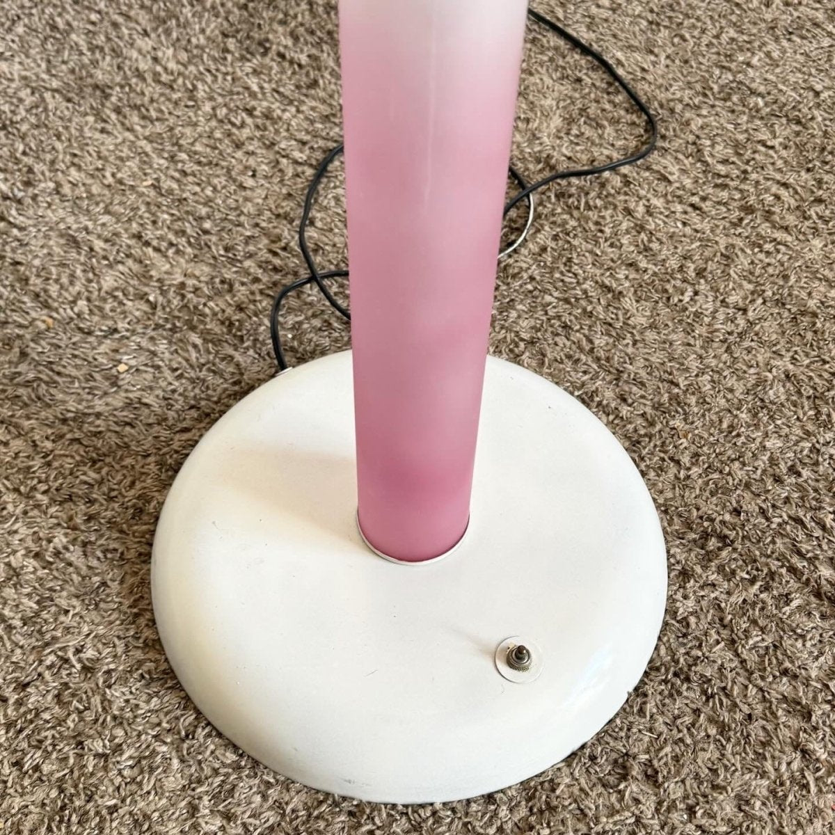 Postmodern Pink and Gold Calla Lily Floor Lamp - Dolphin & Flamingo