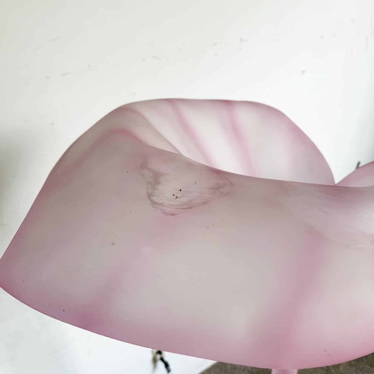 Postmodern Pink and Gold Calla Lily Floor Lamp - Dolphin & Flamingo