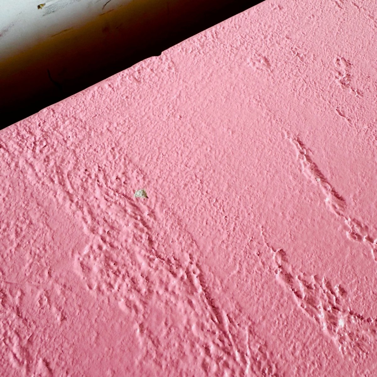 Postmodern Pink Stucco Finished Credenza - Dolphin & Flamingo