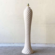 Postmodern Spiral Swirl Ceramic Floor Lamp - Dolphin & Flamingo