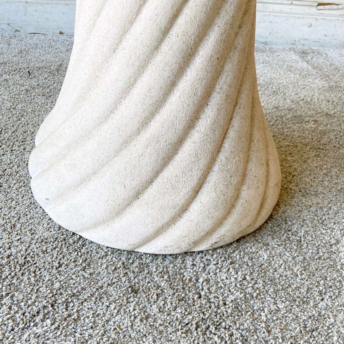 Postmodern Spiral Swirl Ceramic Floor Lamp - Dolphin & Flamingo