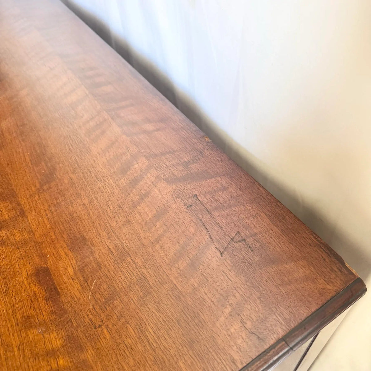 Vintage Wooden Highboy by Royal Furniture Company of Grand Rapids Michigan - Dolphin & Flamingo