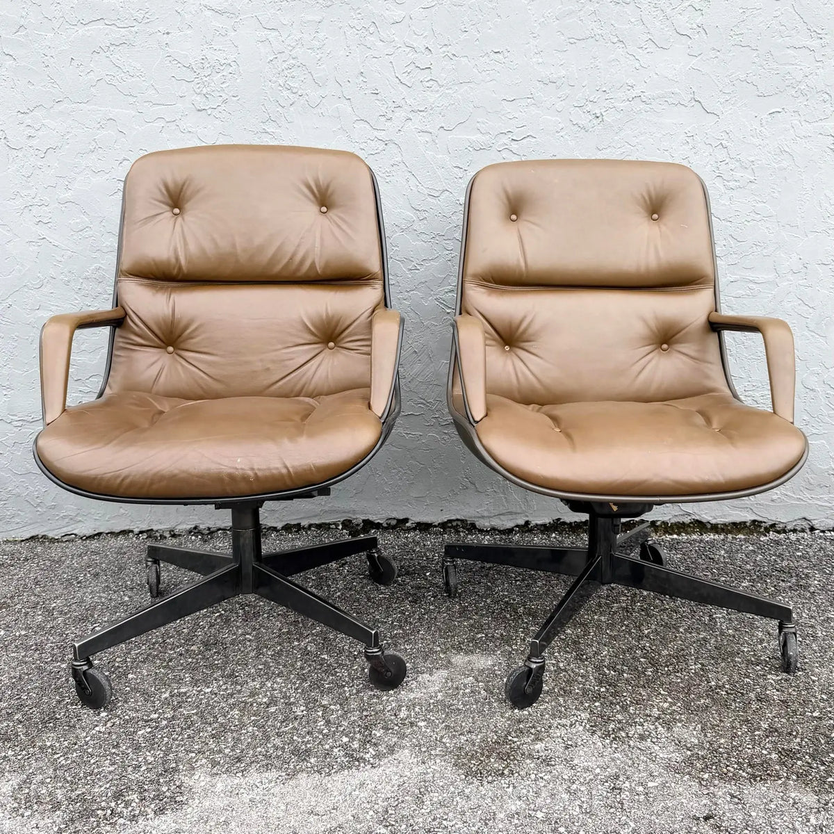 1976 and 1981 Vintage Office Chairs by Steelcase - Set of 2