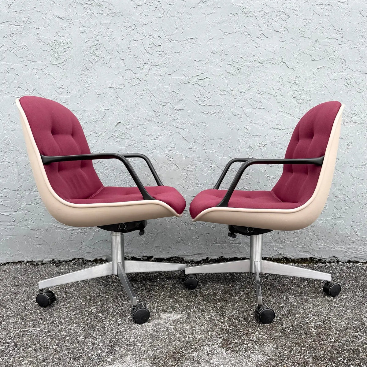 1988 Vintage Tufted Office Chairs by Steelcase - Set of 6