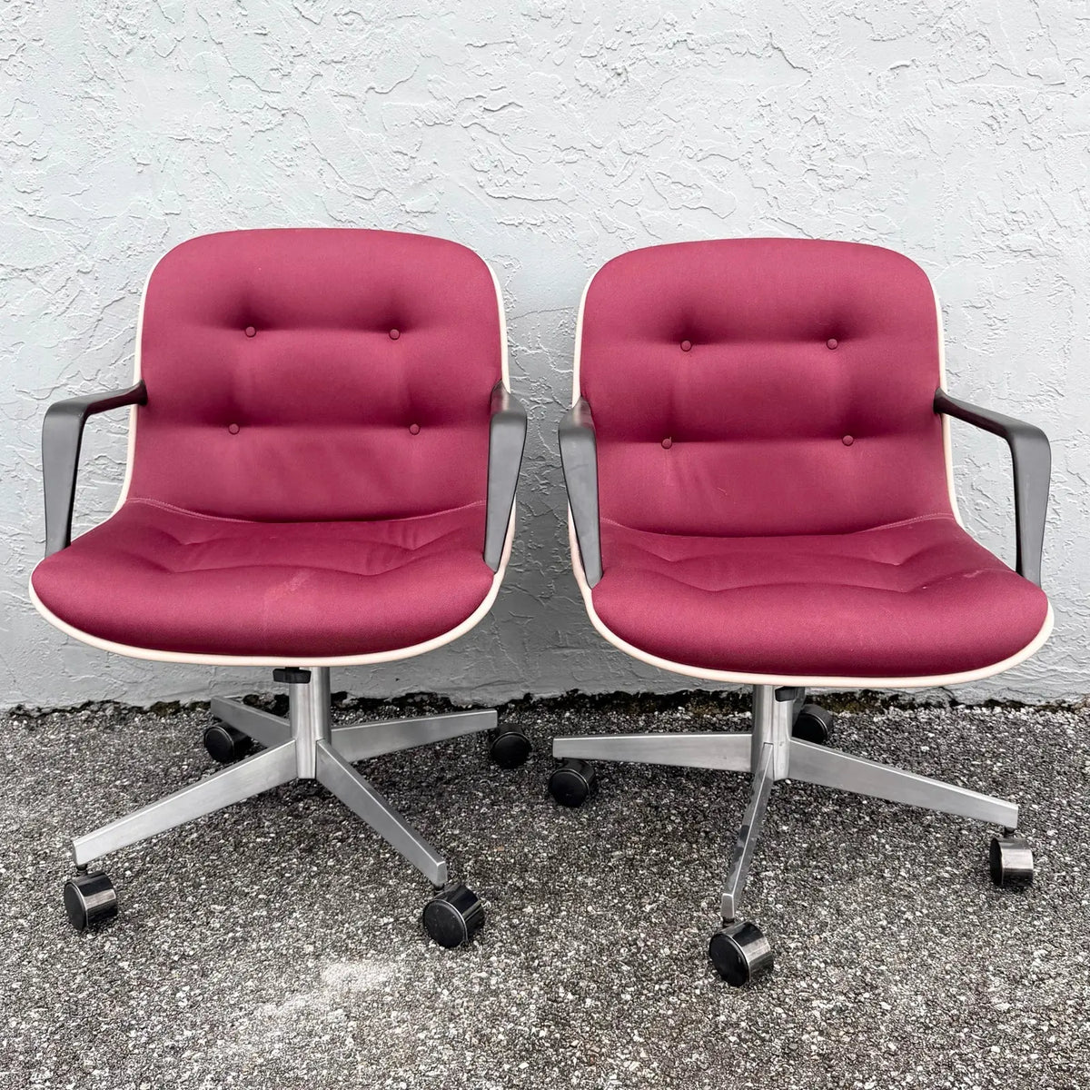 1988 Vintage Tufted Office Chairs by Steelcase - Set of 6