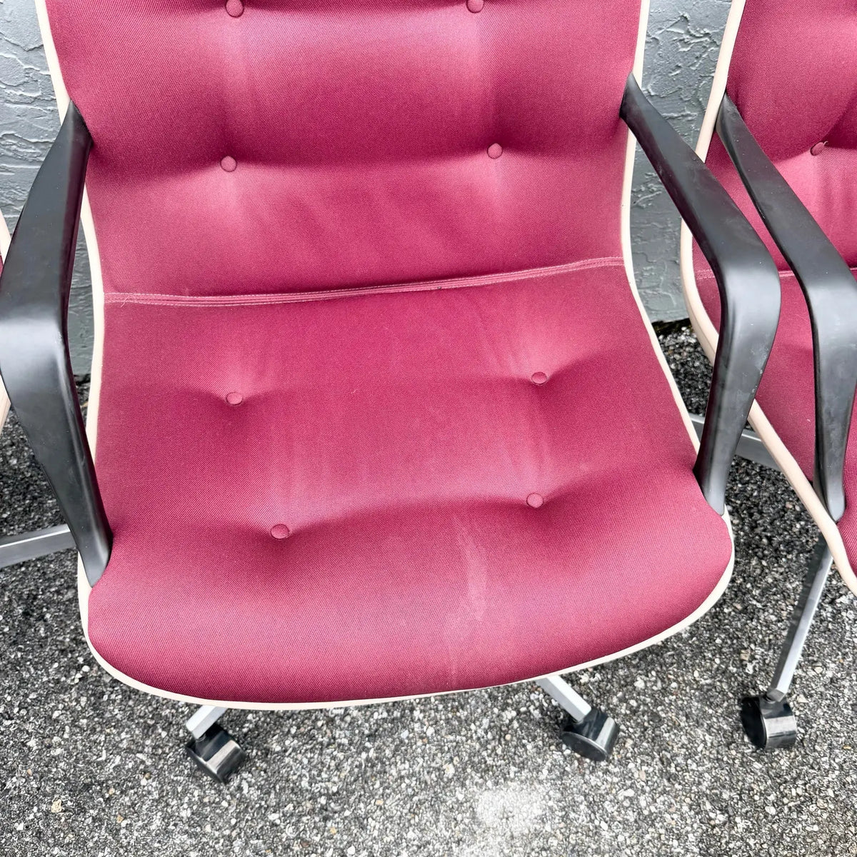 1988 Vintage Tufted Office Chairs by Steelcase - Set of 6