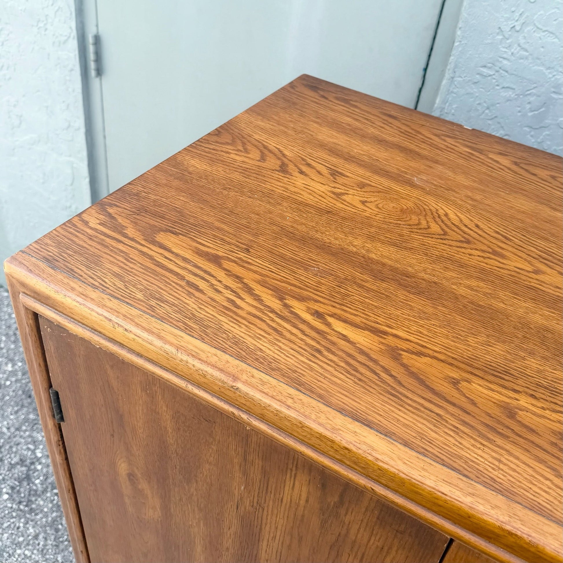 Drexel “Passages” Campaign Style Armoire Dolphin & Flamingo
