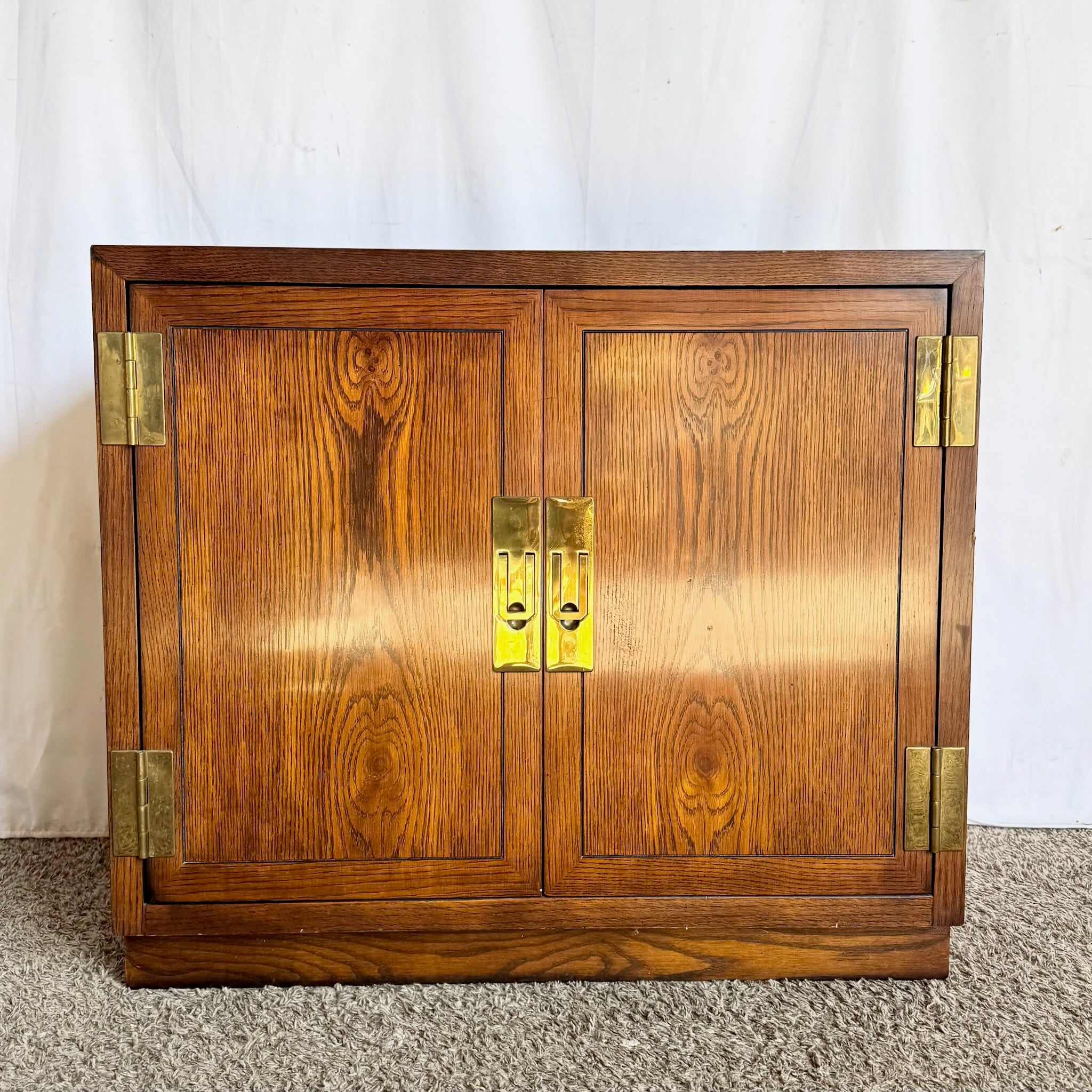 Vintage “Scene One” Campaign Cabinet/Sideboard by Henredon