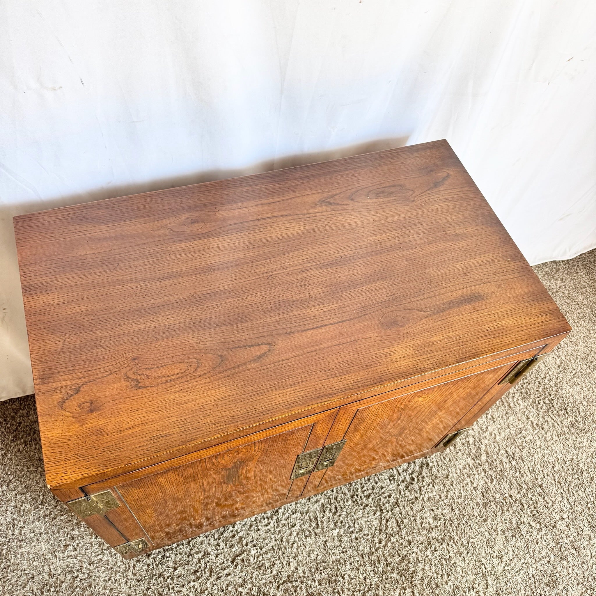 Vintage “Scene One” Campaign Cabinet/Sideboard by Henredon