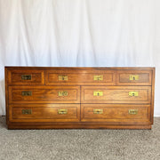 Vintage “Scene One” Campaign Dresser by Henredon