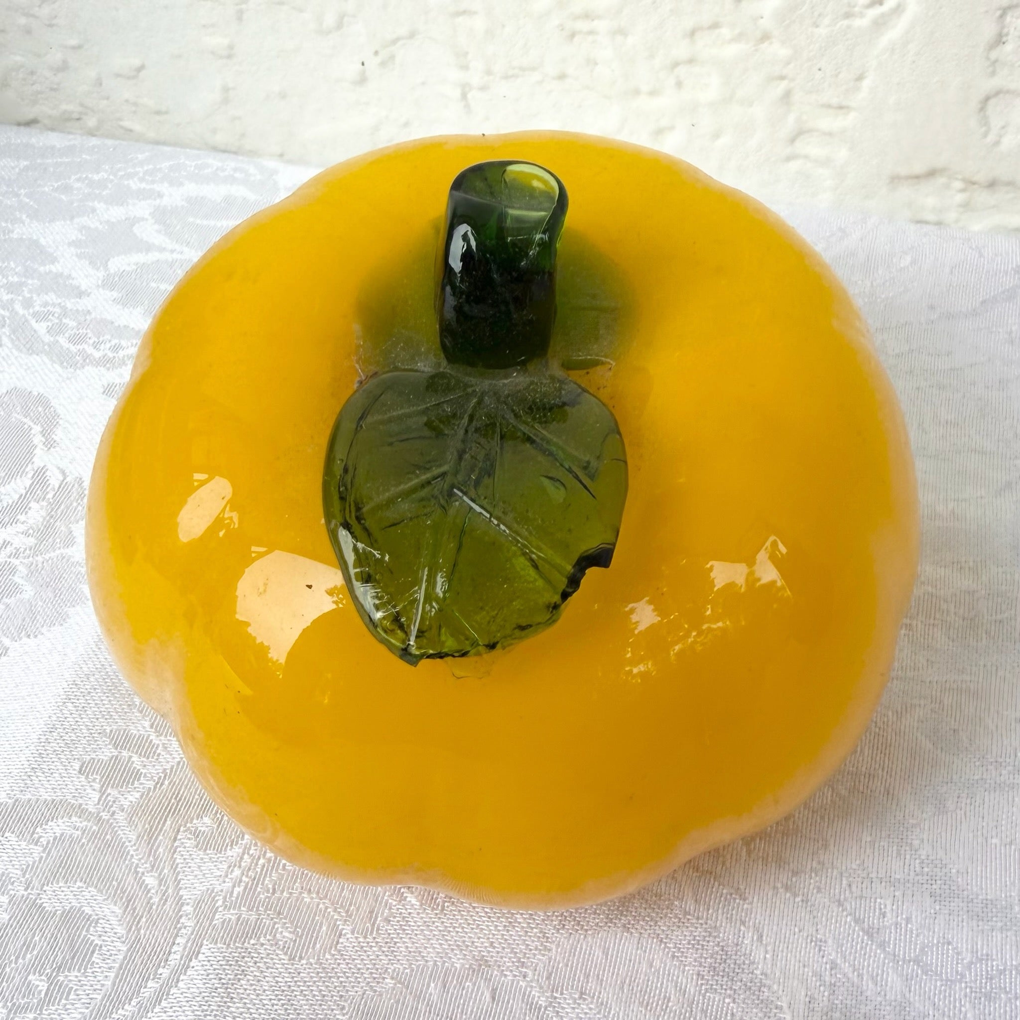 Vintage Moreno Style Hand Blown Glass Vegetables - Set of 3 Dolphin & Flamingo