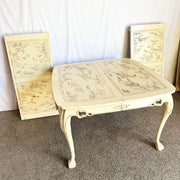 Vintage “Ming Treasure” Hand Carved Ball in Claw Extendable Dining Table by Drexel