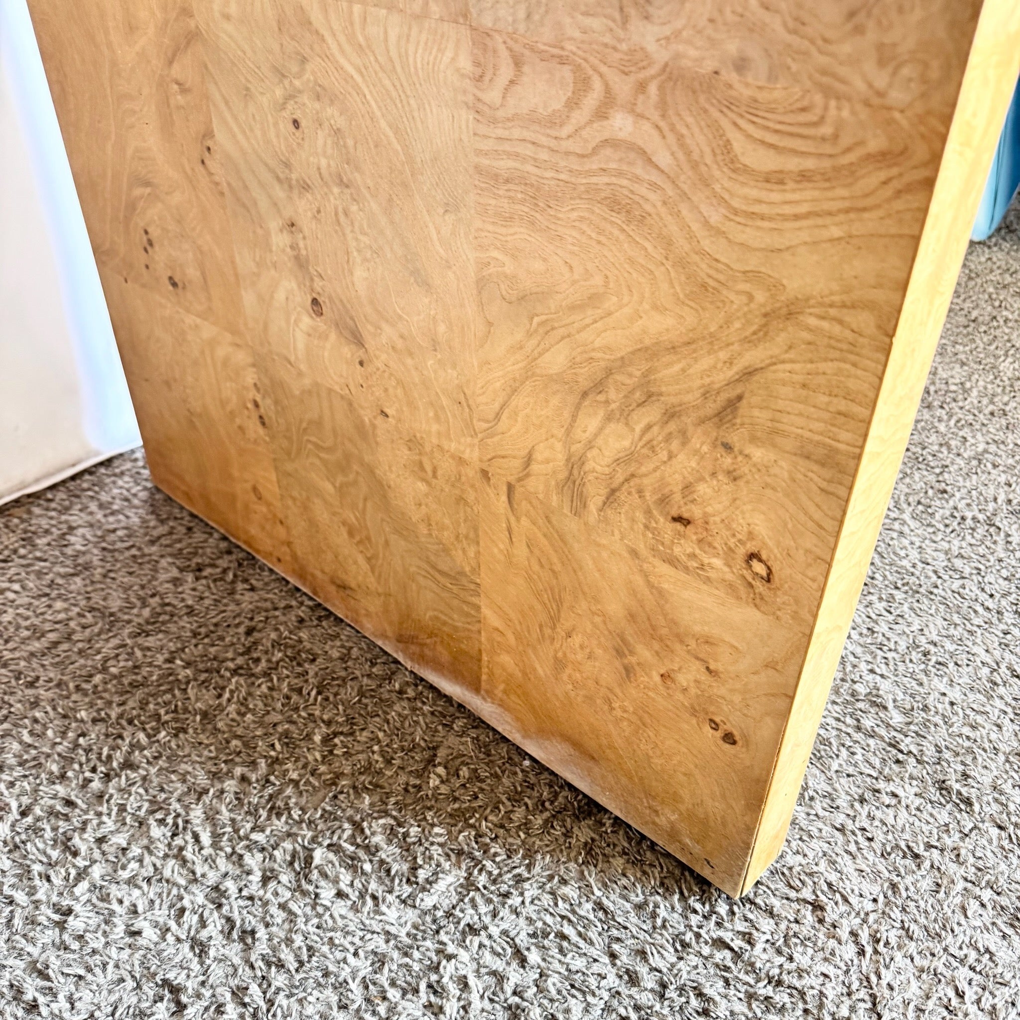 Henredon Scene Two Burlwood Waterfall Desk