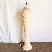 Postmodern Pink Swirl With Speckled Green and Blue Swirl Floor Lamp