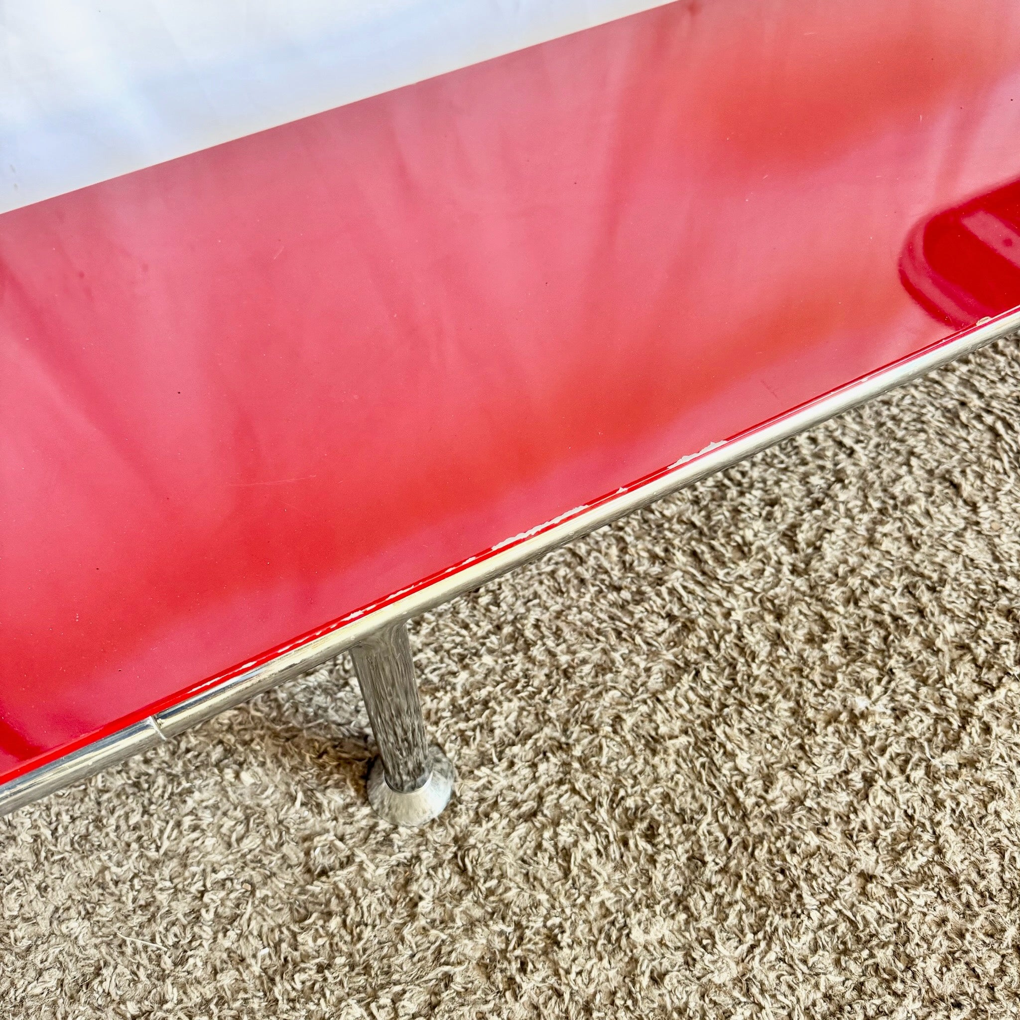 Dna Red Chrome Etagere/Shelving Unit by Massimo Iosa Ghini for Bonaldo