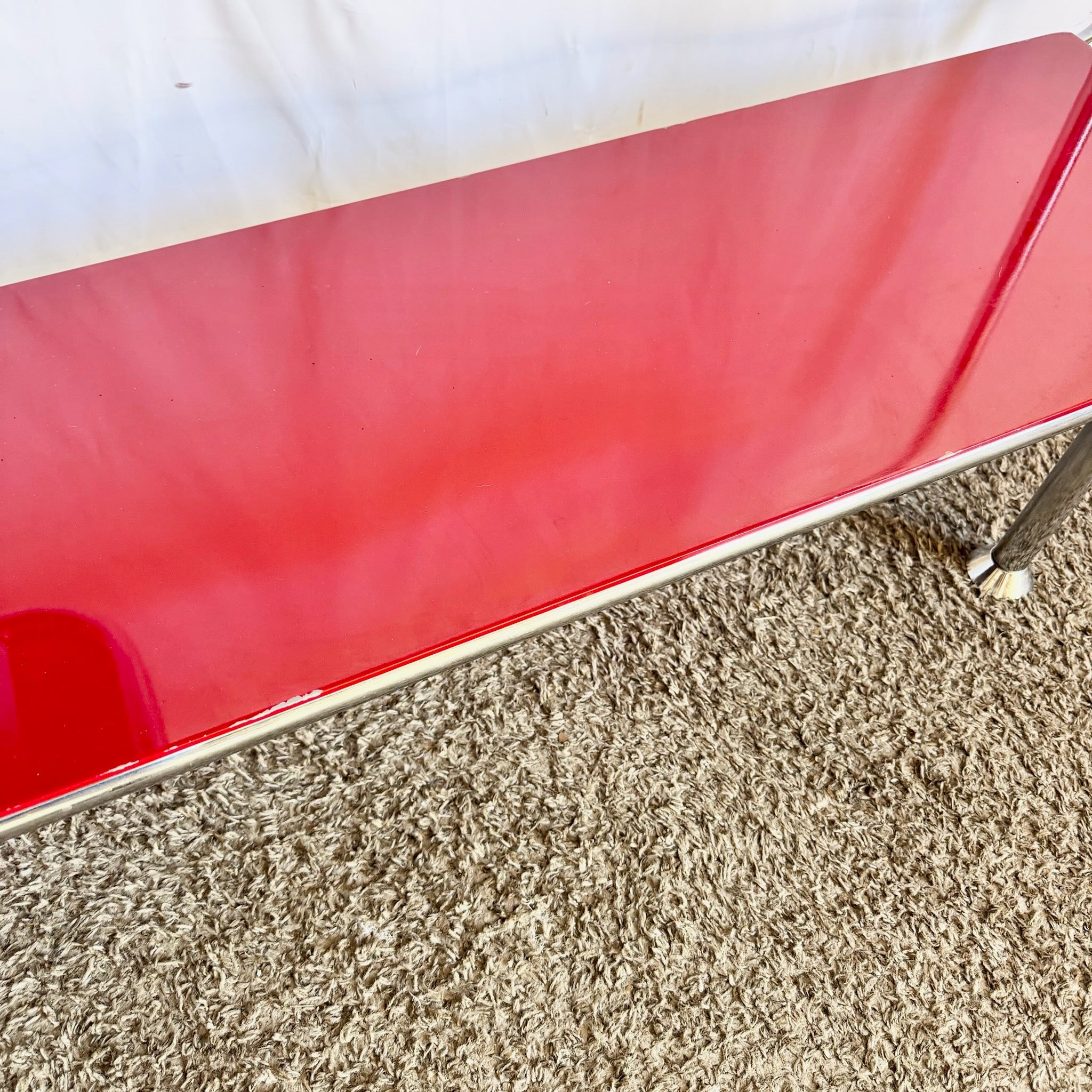 Dna Red Chrome Etagere/Shelving Unit by Massimo Iosa Ghini for Bonaldo