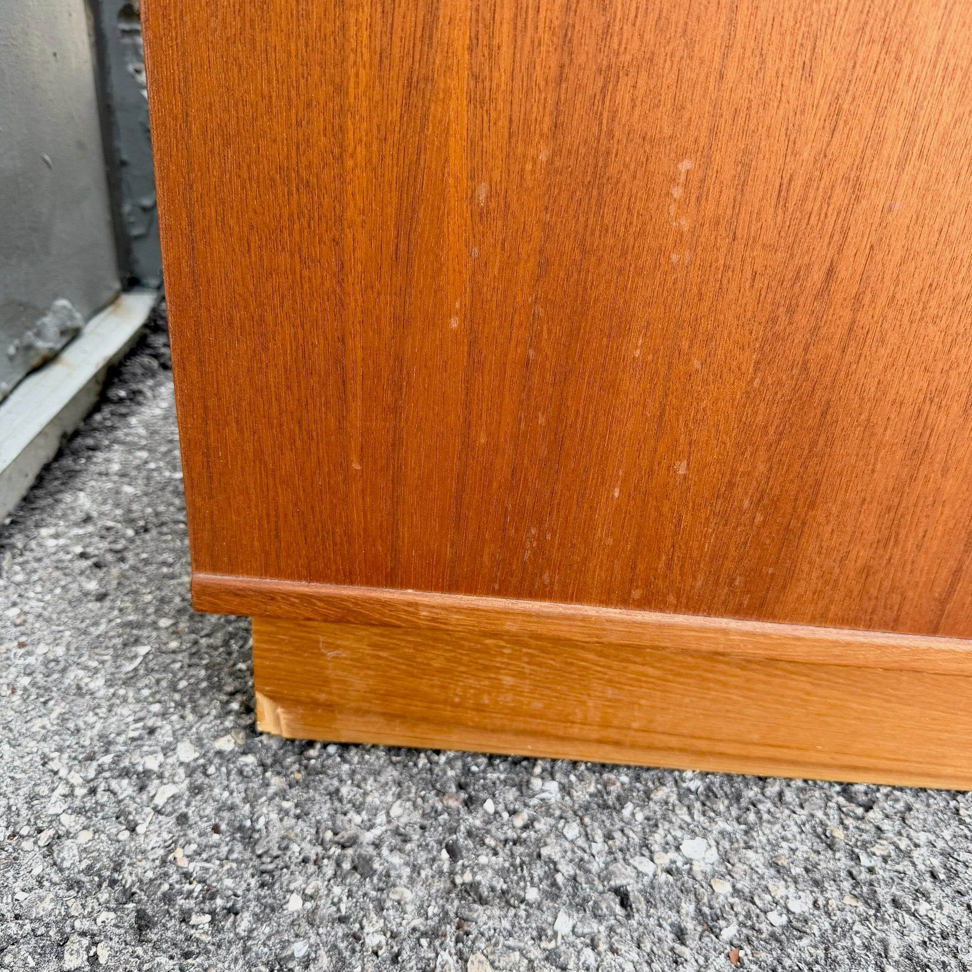 Danish Modern Teak Tallboy Dresser by Nils Jonsson for Tørring Møbelfabrik Dolphin & Flamingo