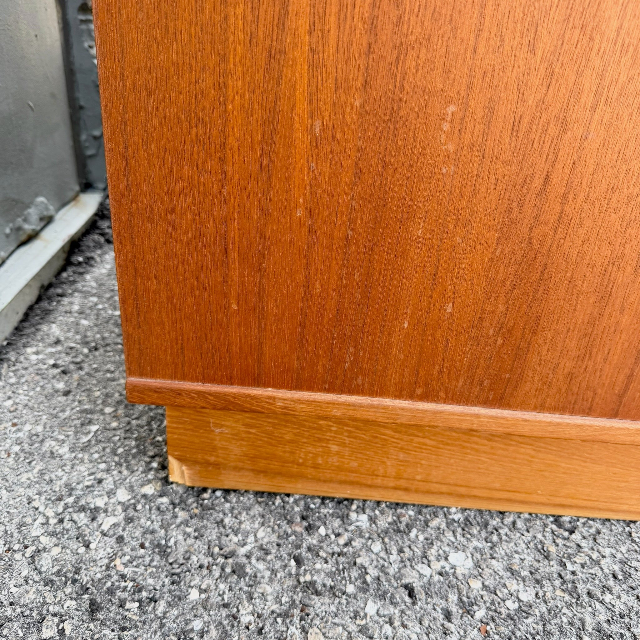 Danish Modern Teak Tallboy Dresser by Nils Jonsson for Tørring Møbelfabrik Dolphin & Flamingo