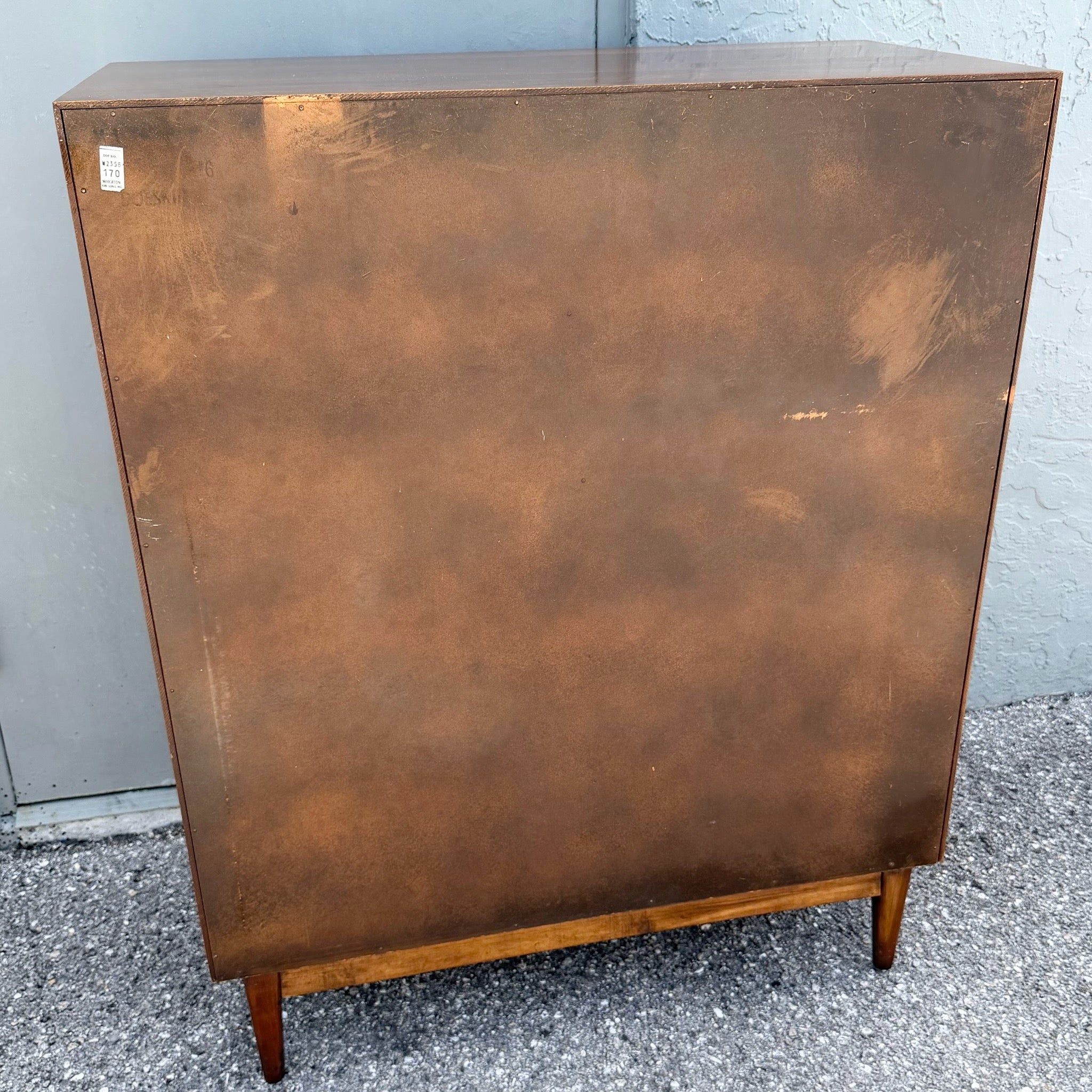 Mid-Century Modern Cliff House 6-Drawer Chest by Heywood-Wakefield Dolphin & Flamingo