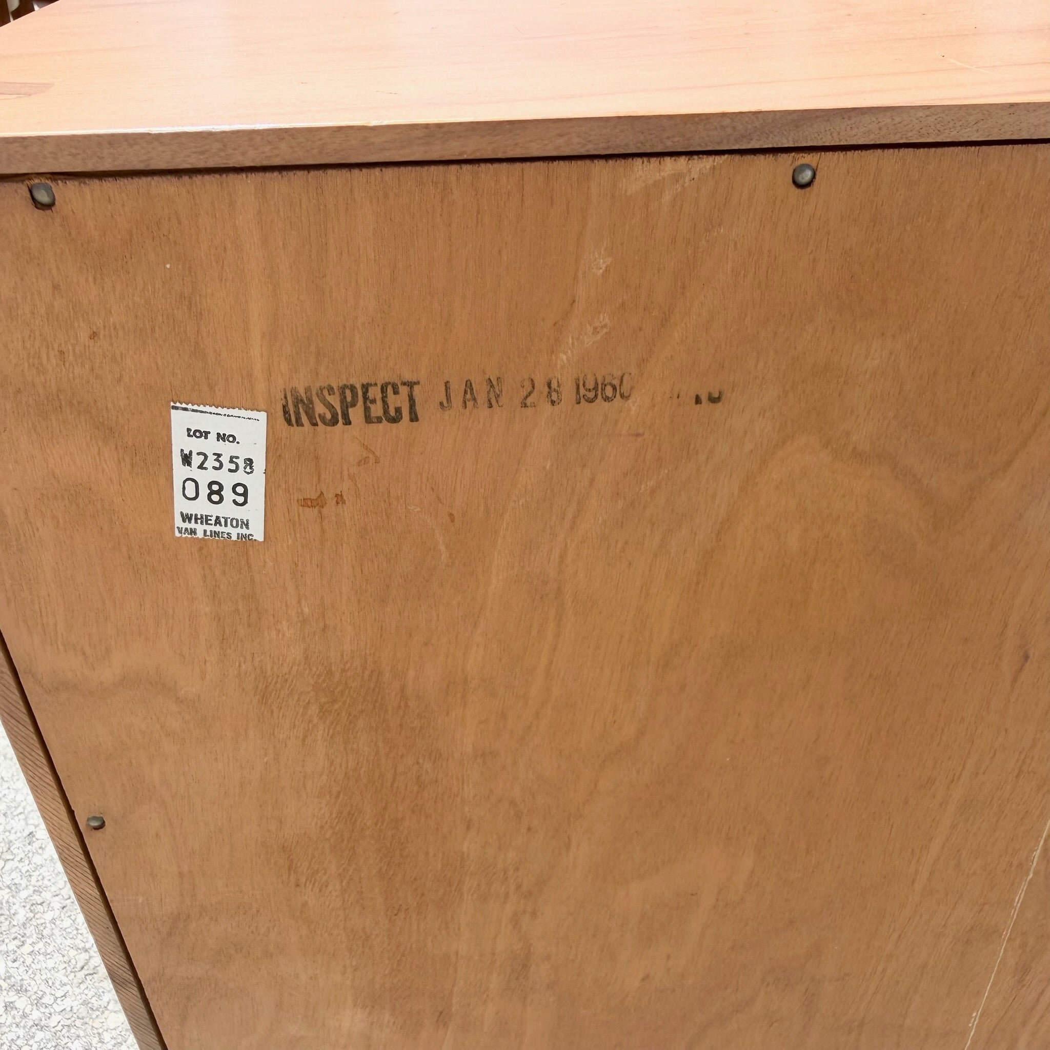 Mid-Century Modern Cliff House 6-Drawer Chest by Heywood-Wakefield Dolphin & Flamingo