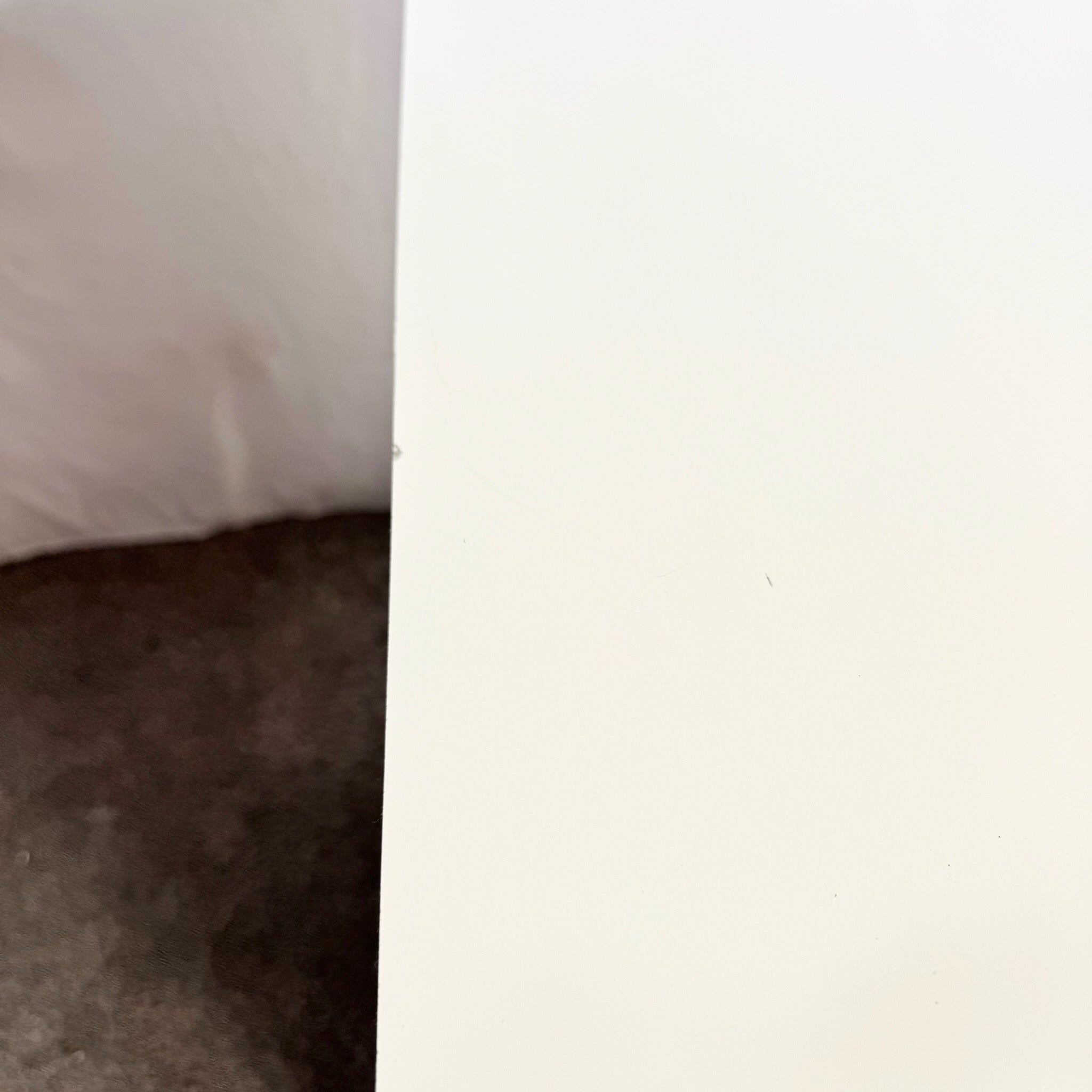 Postmodern Cream Lacquer Laminate Waterfall Highboy Dresser