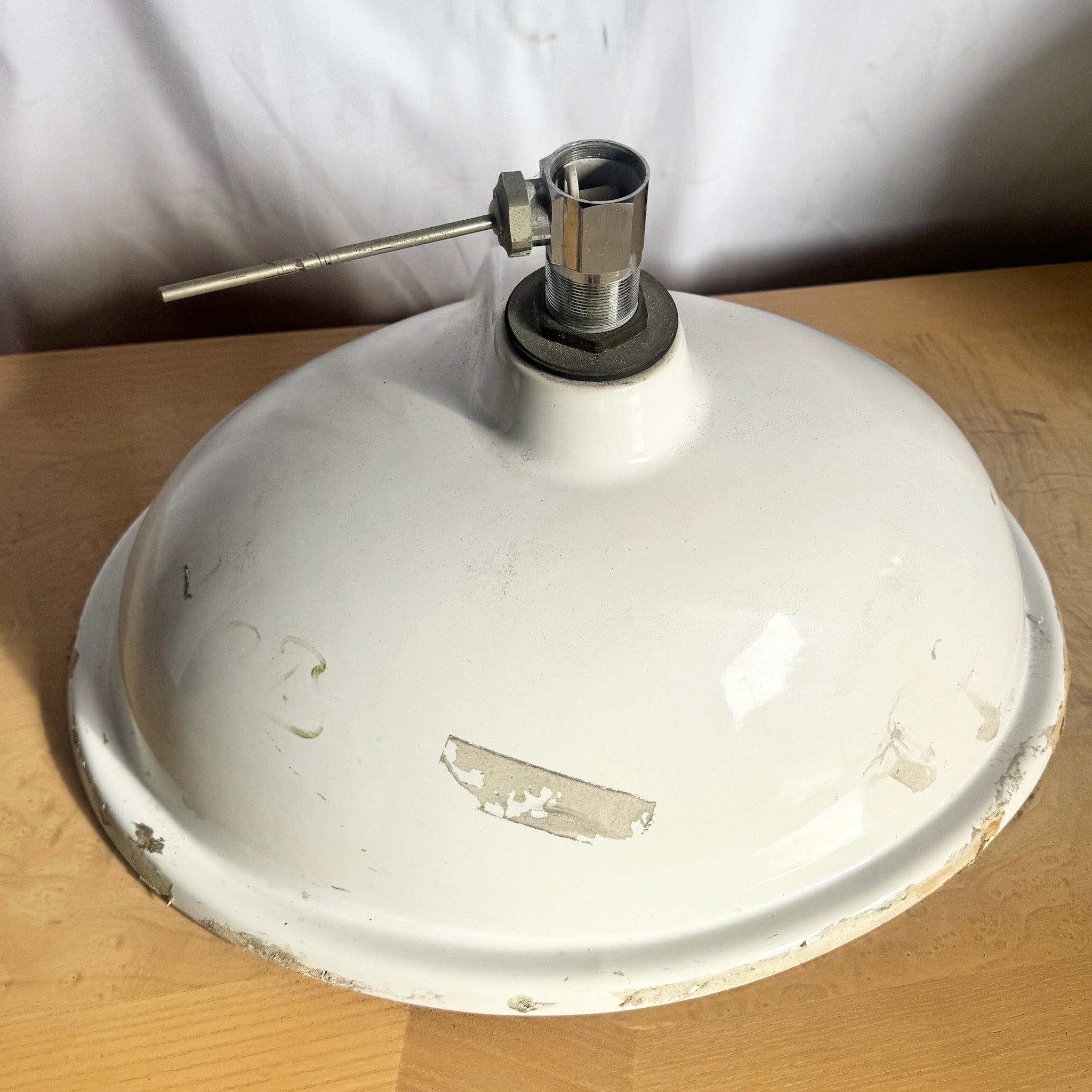 Vintage Italian Oval Hand Painted Cherub Sink by Cesame