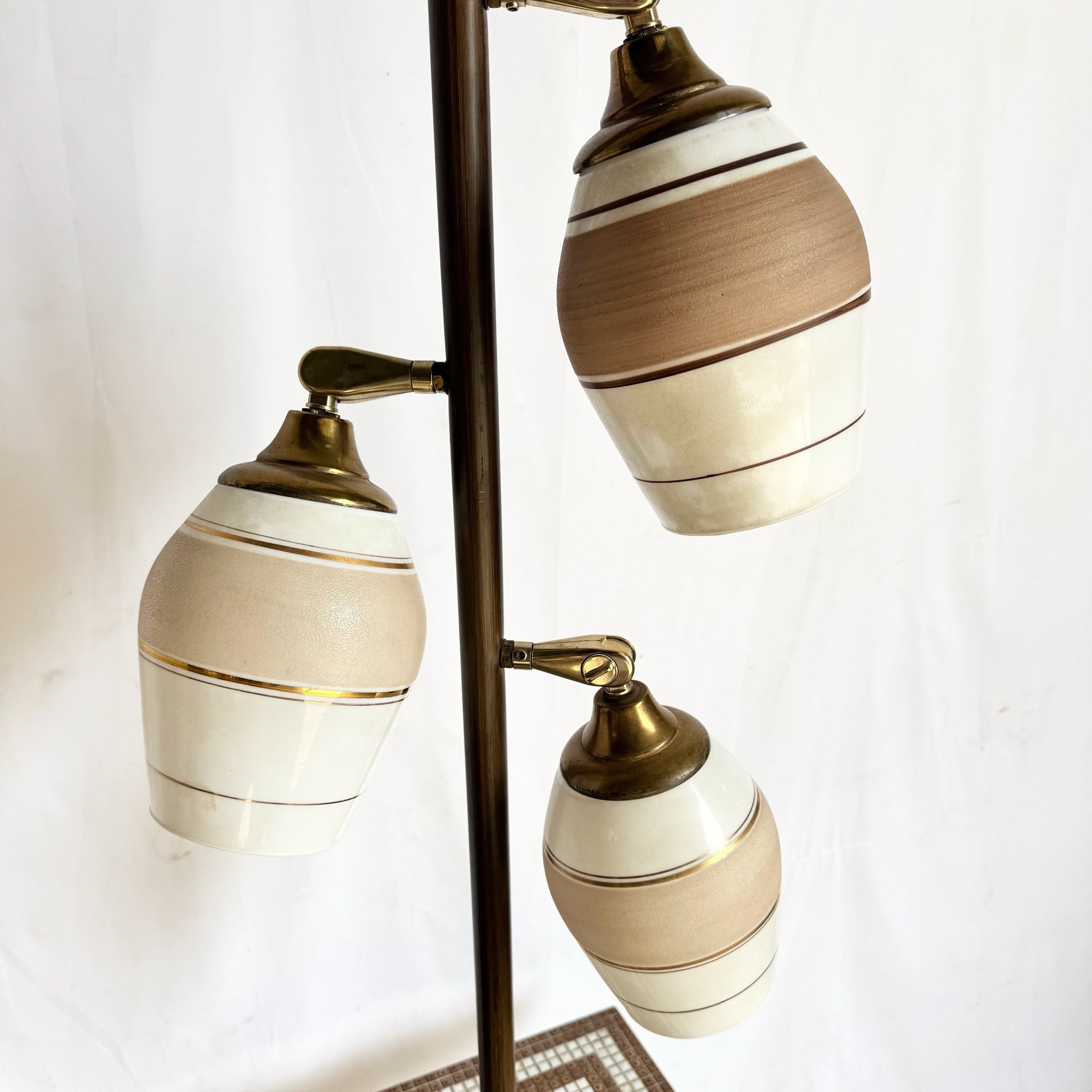 Mid-Century Modern Atomic Style Floor Lamp/Side Table