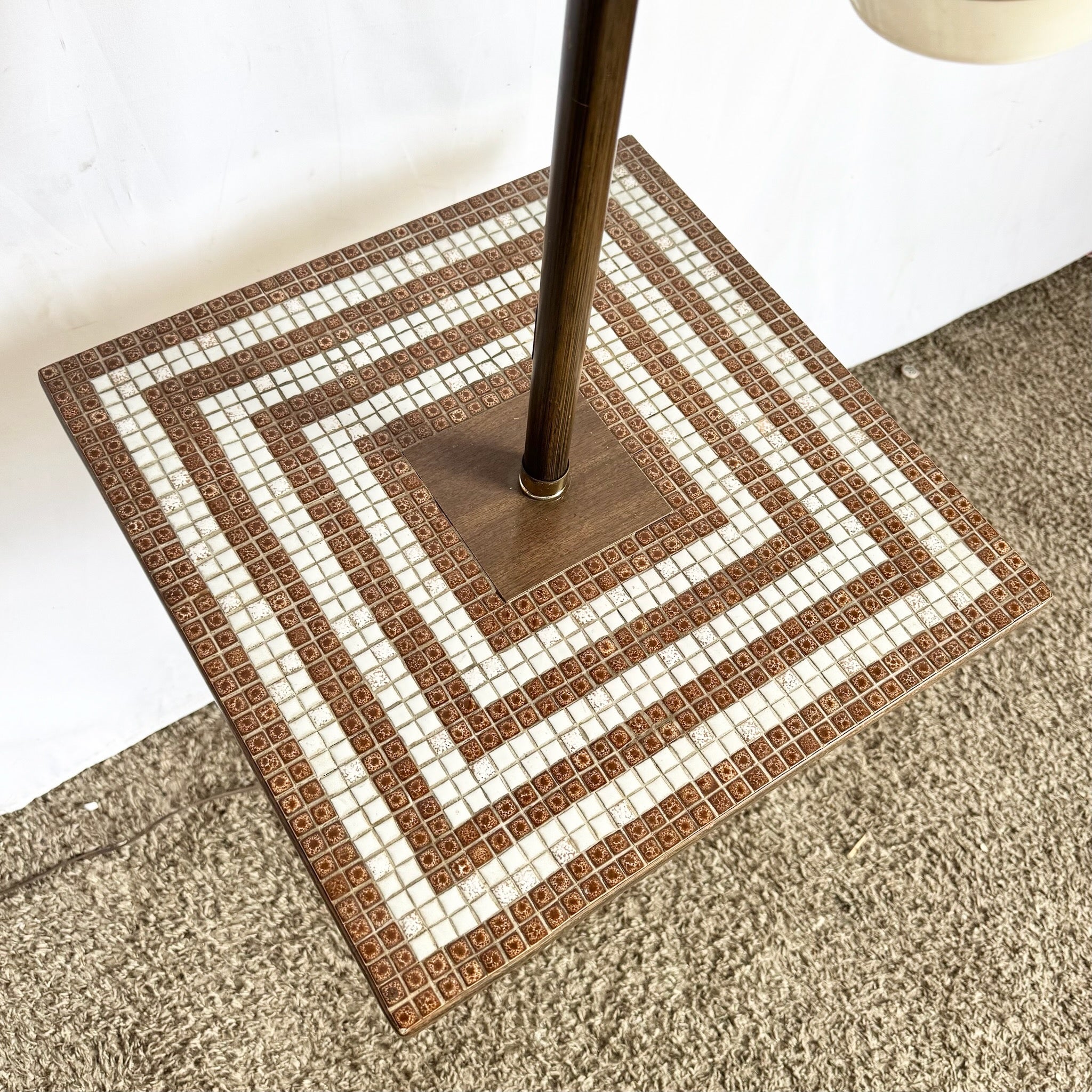 Mid-Century Modern Atomic Style Floor Lamp/Side Table