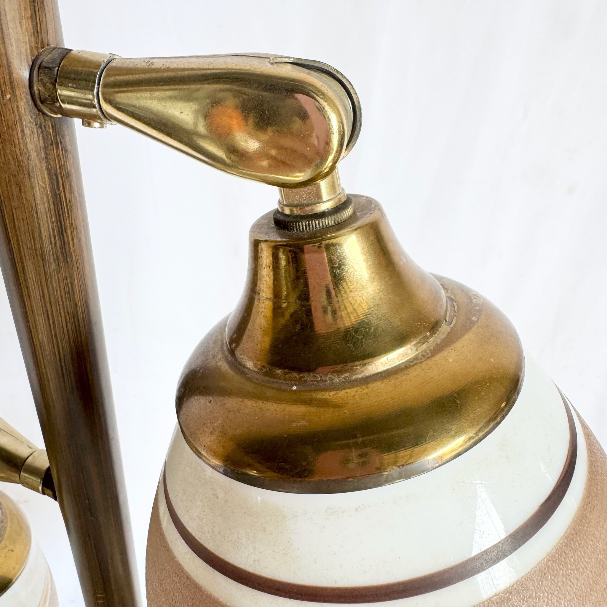 Mid-Century Modern Atomic Style Floor Lamp/Side Table