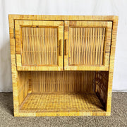 Boho Chic Wicker Cabinet/Sideboard