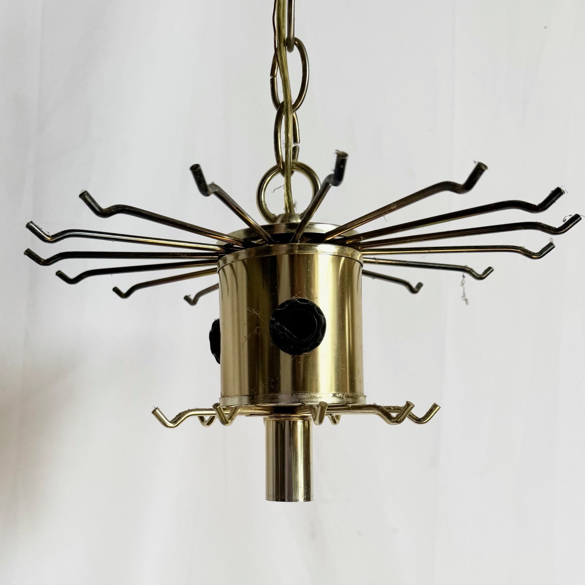 Art Deco Hanging Lucite Chandelier