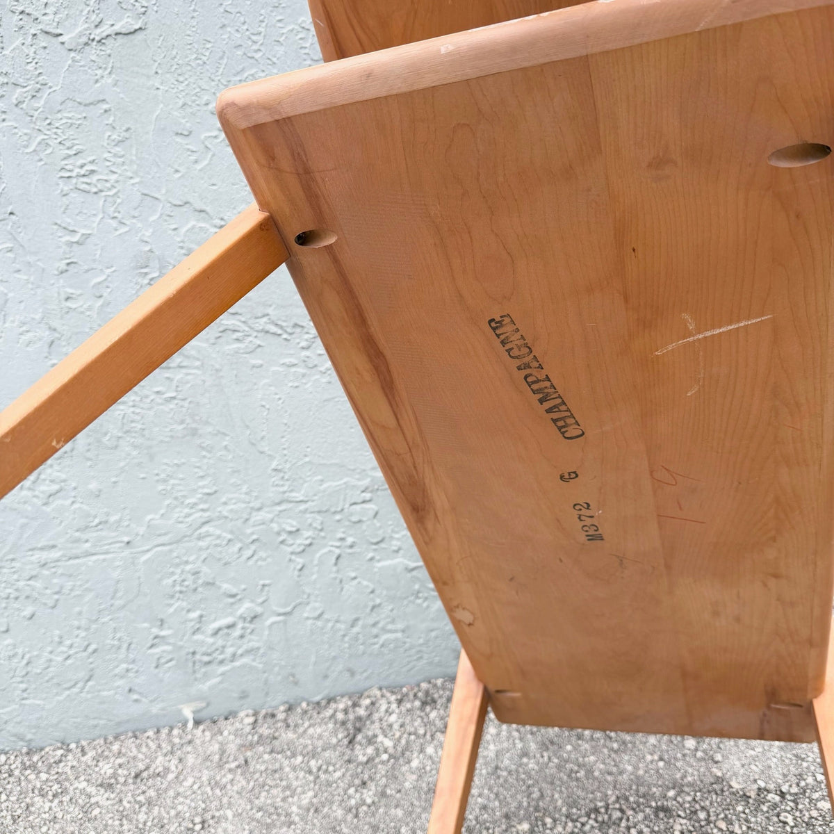 Heywood-Wakefield Two-Tier Mid-Century Modern Side Table Dolphin & Flamingo